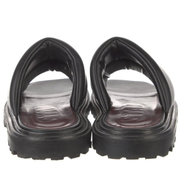 STAUD Vegan leather padded Astro Slides Women's Size 7 European Size 38 - Picture 6 of 6